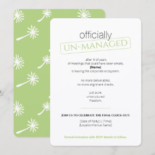 Flat Save The Date Card