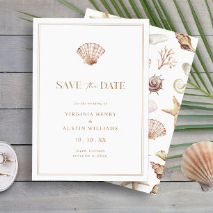 Flat Save The Date Card