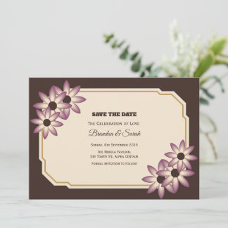 Flat Save The Date Card