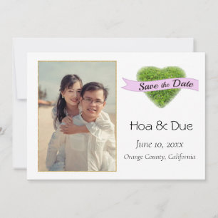 Flat Save The Date Card