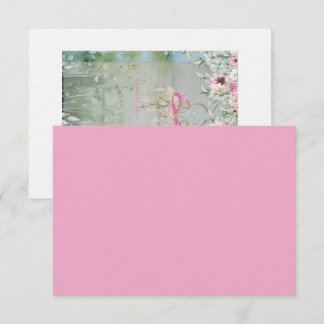 Flat save the date card