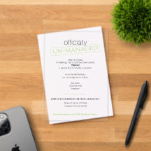 Flat Save The Date Card