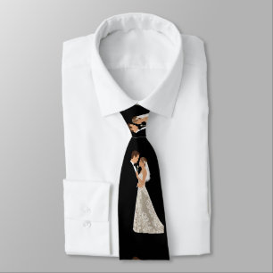 Flat Save The Date Card Tie