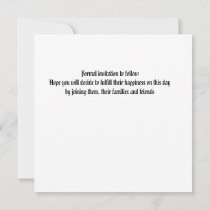 Flat Save the Date Wedding Amaryllis Red