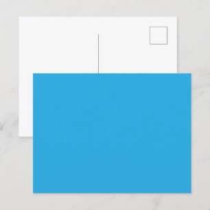 Flat Sky Blue Background for Web & Print Holiday Postcard