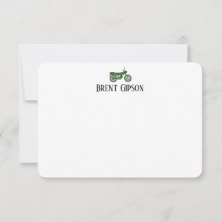 Flat Stationary Note Card