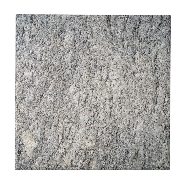 Flat surface of a grey granite stone tile (Front)