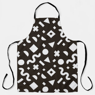 Flat texture of geometric colourful shapes. Monoch Apron