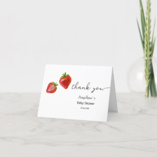 Flat Thank You Baby Shower.