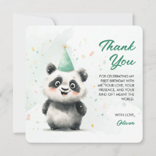 Flat Thank You Card
