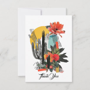 Flat Thank You Card