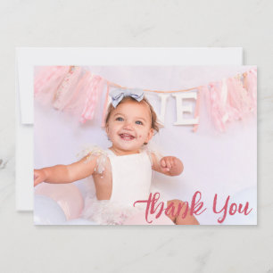 Flat Thank You Card