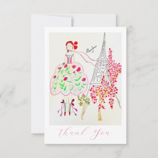 Flat Thank You Card (Front)