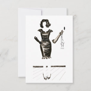 Flat Thank You Card