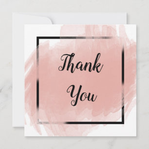 Flat Thank You Card