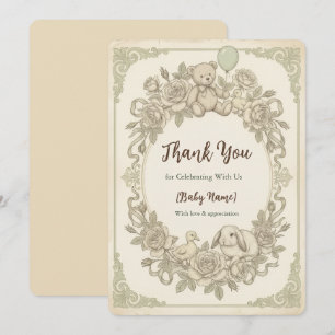 Flat Thank You Card