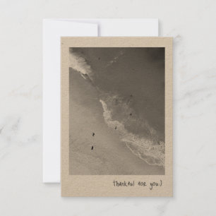 Flat Thank You Card