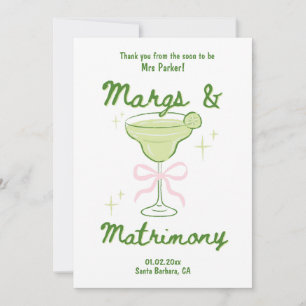 Flat Thank You Card