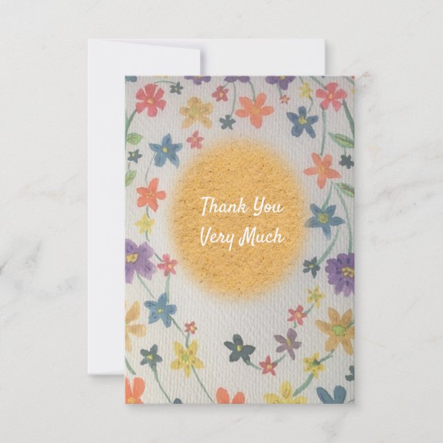 Flat Thank You Card (Front)