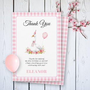 Flat Thank You Card