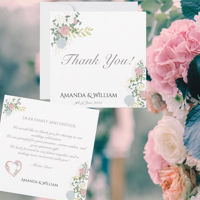 Flat Thank You Card (Creator Uploaded)