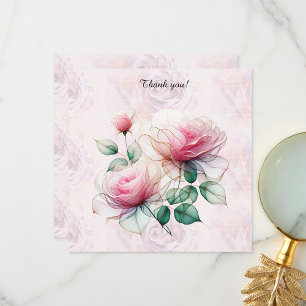 Flat Thank You Card