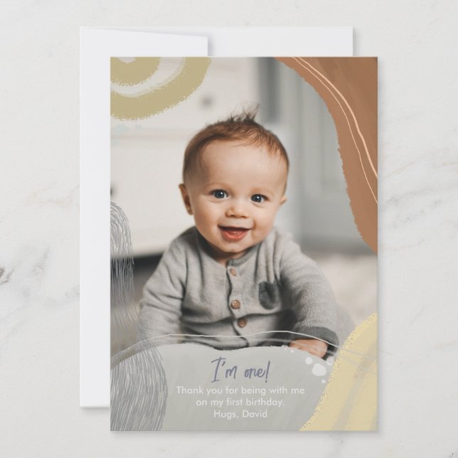 Flat Thank You Card (Front)