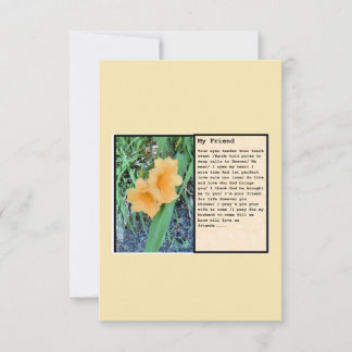 Flat Thank You Card