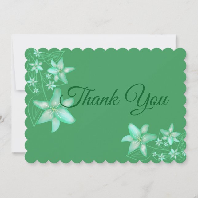 Flat Thank You Card (Front)