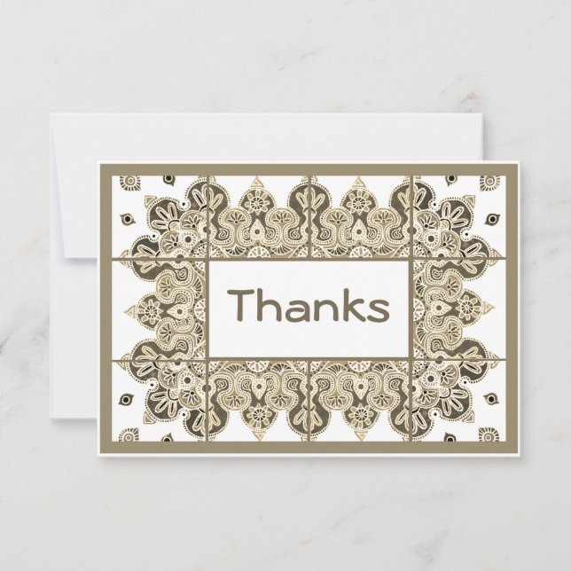 Flat Thank You Card (Front)