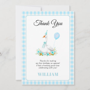 Flat Thank You Card