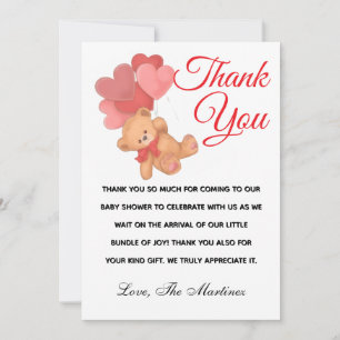 Flat Thank You Card