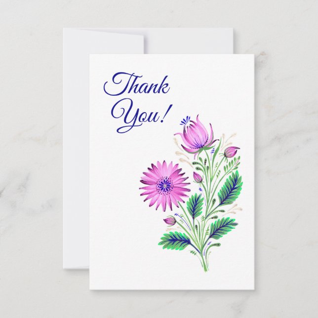 Flat Thank You Card (Front)