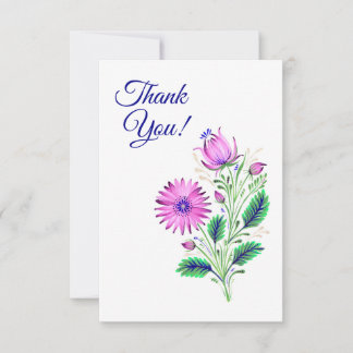 Flat Thank You Card