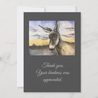 Flat Thank You Card