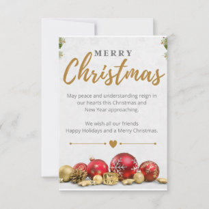 Flat Thank You Card