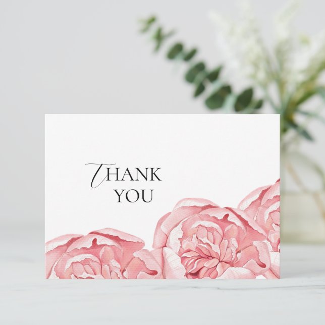Flat Thank You Card Bridal Showe (Standing Front)