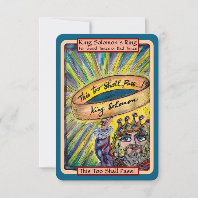 Flat Thank You Note of Encouragement Card (Front)