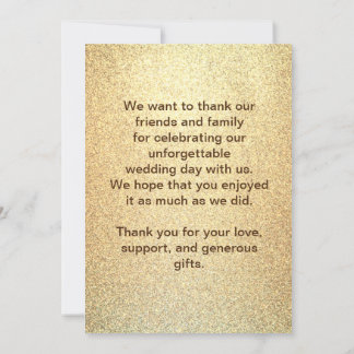 Flat Thank You Photo Card