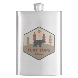 Flat Tops Wilderness Colorado Bear Hip Flask