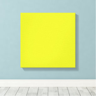 Flat Yellow Background – Back-to-School Texture Canvas Print