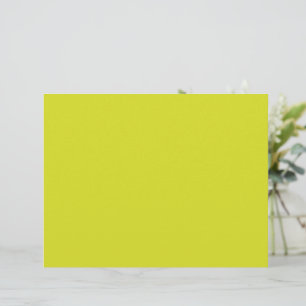 Flat Yellow Background – Back-to-School Texture Custom Letterhead