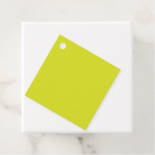 Flat Yellow Background – Back-to-School Texture Favour Tags