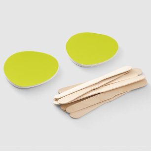 Flat Yellow Background – Back-to-School Texture Hand Fan