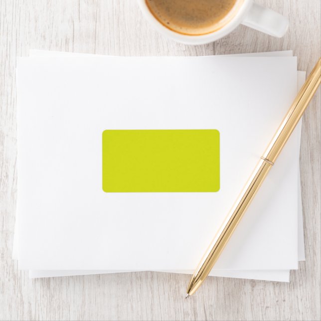 Flat Yellow Background – Back-to-School Texture Label (Insitu)