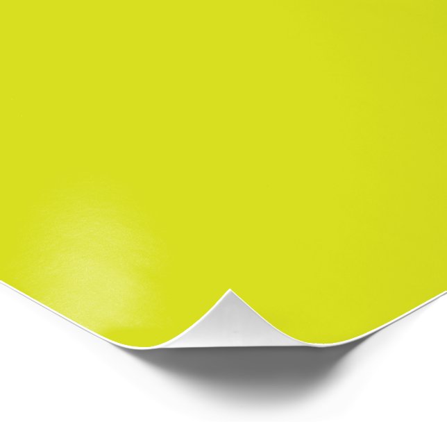 Flat Yellow Background – Back-to-School Texture Poster (Corner)