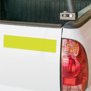 Flat Yellow Background Texture  Bumper Sticker