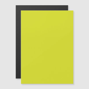 Flat Yellow Background Texture Magnetic Invitation