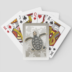 Flatback Sea Turtle Hatchling Playing Cards