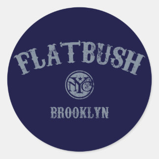 Flatbush Classic Round Sticker